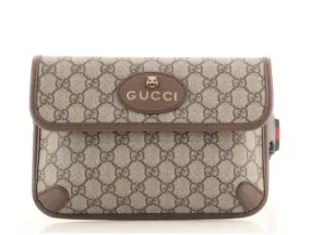 Gucci Neo Vintage Flap Belt Bag GG Coated Canvas