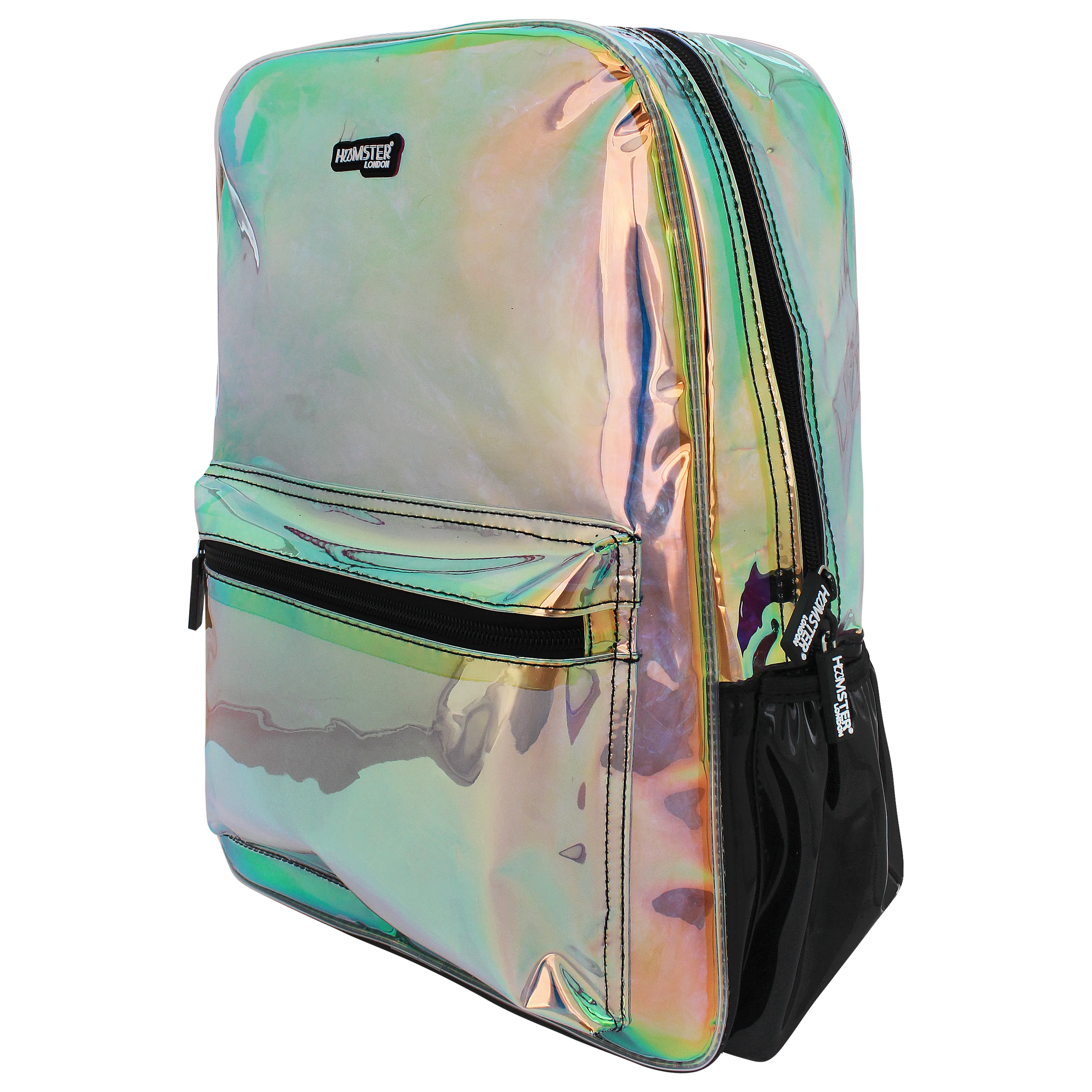 Hamster Shiny Backpack Black Big