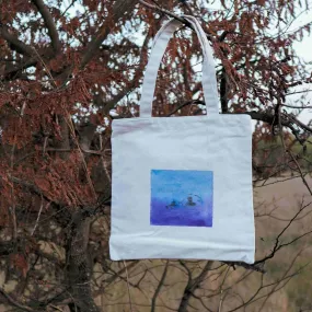 Handpainted Sea Bath Tote Bag