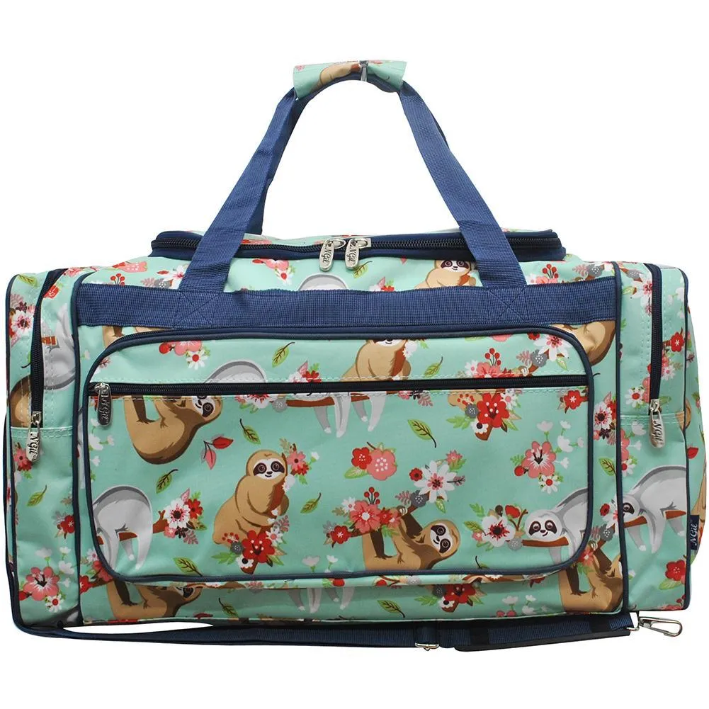 Happy Sloth NGIL Canvas 23" Duffle Bag