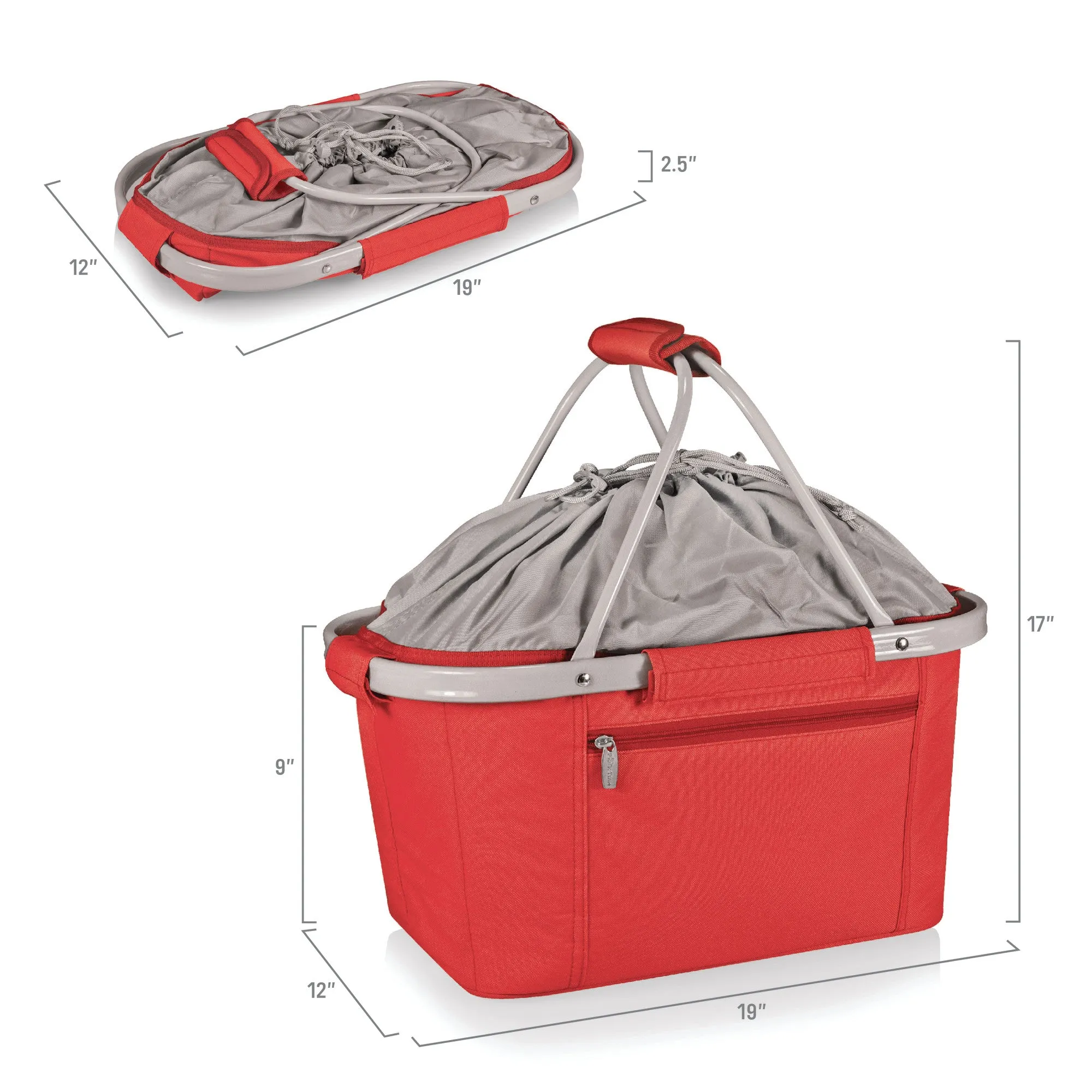 Iowa State Cyclones - Metro Basket Collapsible Cooler Tote