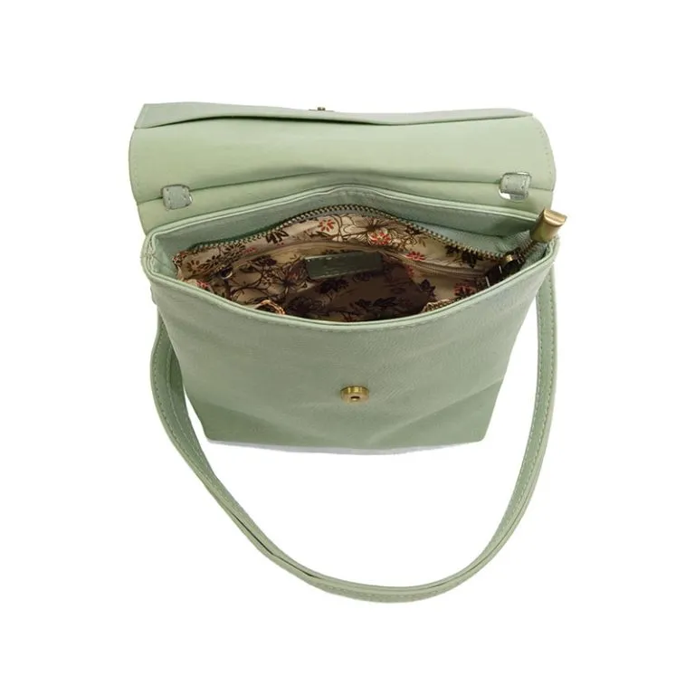 Joy Susan Aimee Front Flap Crossbody Mint