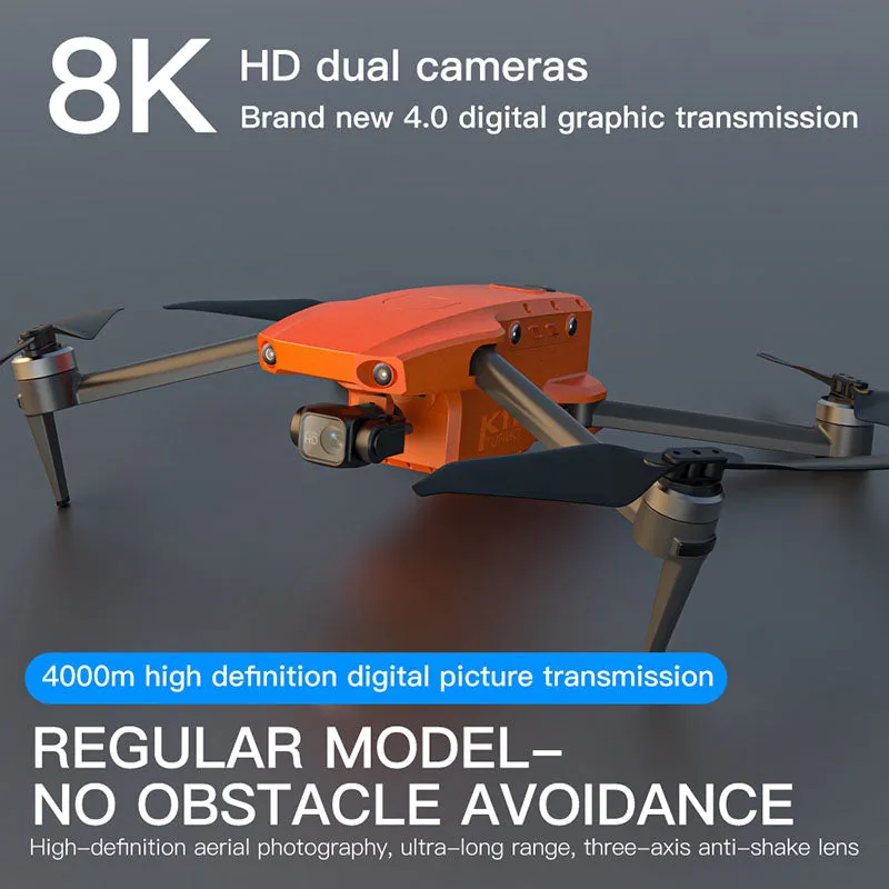 K11 Turbo 8K RC Drone Profesional 3-Axis Gimbal GPS 5G WiFi Brushless Foldable 4KM FPV RC Quadcopter