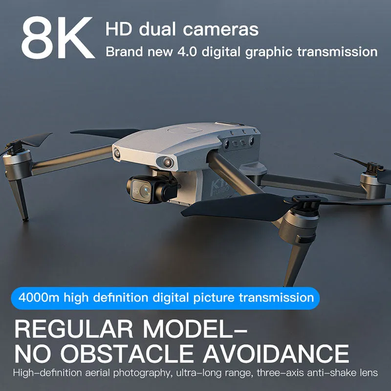 K11 Turbo 8K RC Drone Profesional 3-Axis Gimbal GPS 5G WiFi Brushless Foldable 4KM FPV RC Quadcopter