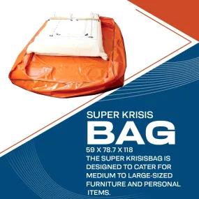 Krisis Flood Protection Bag Orange - Super/Large - 78 x 118 x 59 Deployed