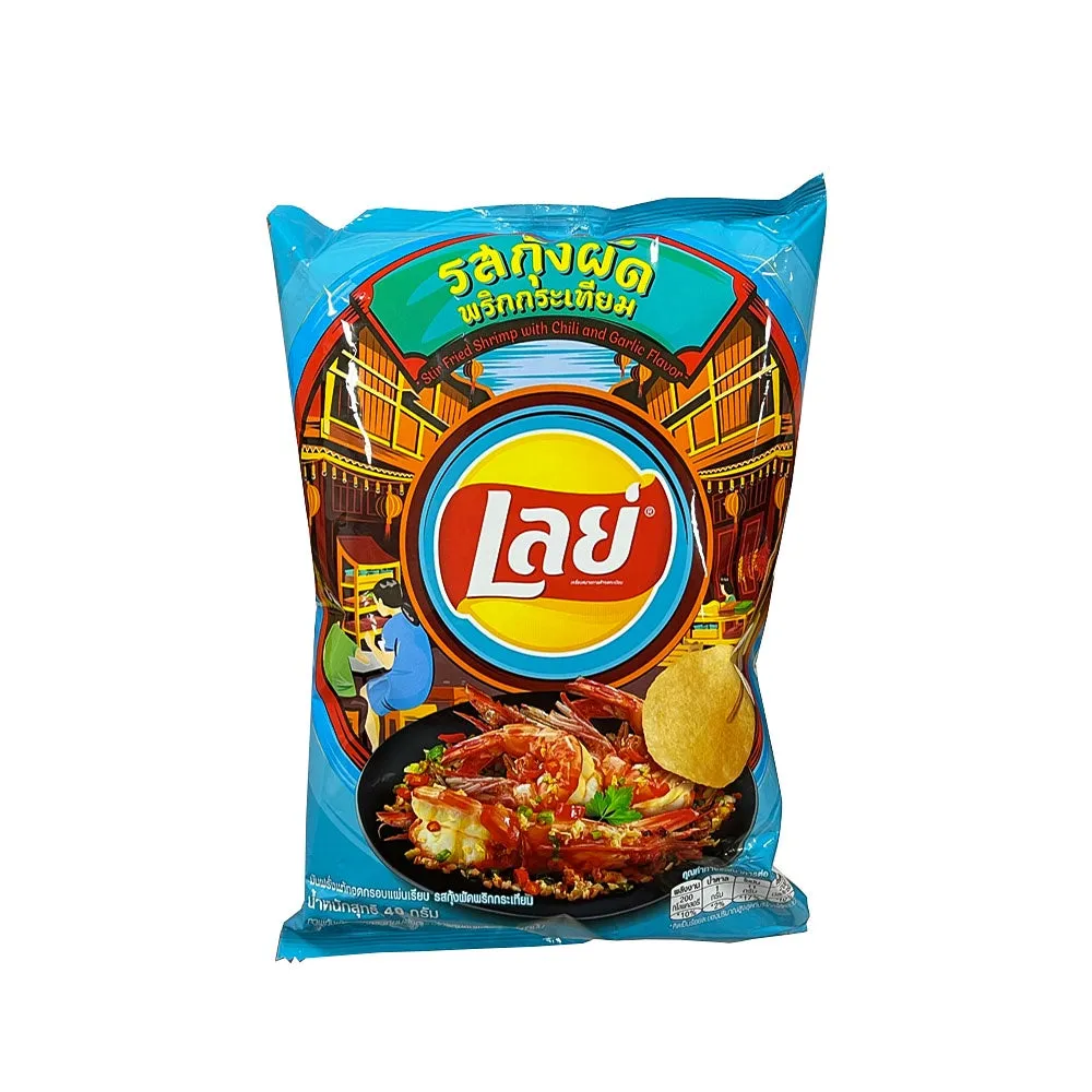 Lay's - Stax - Garlic Chili Shrimp