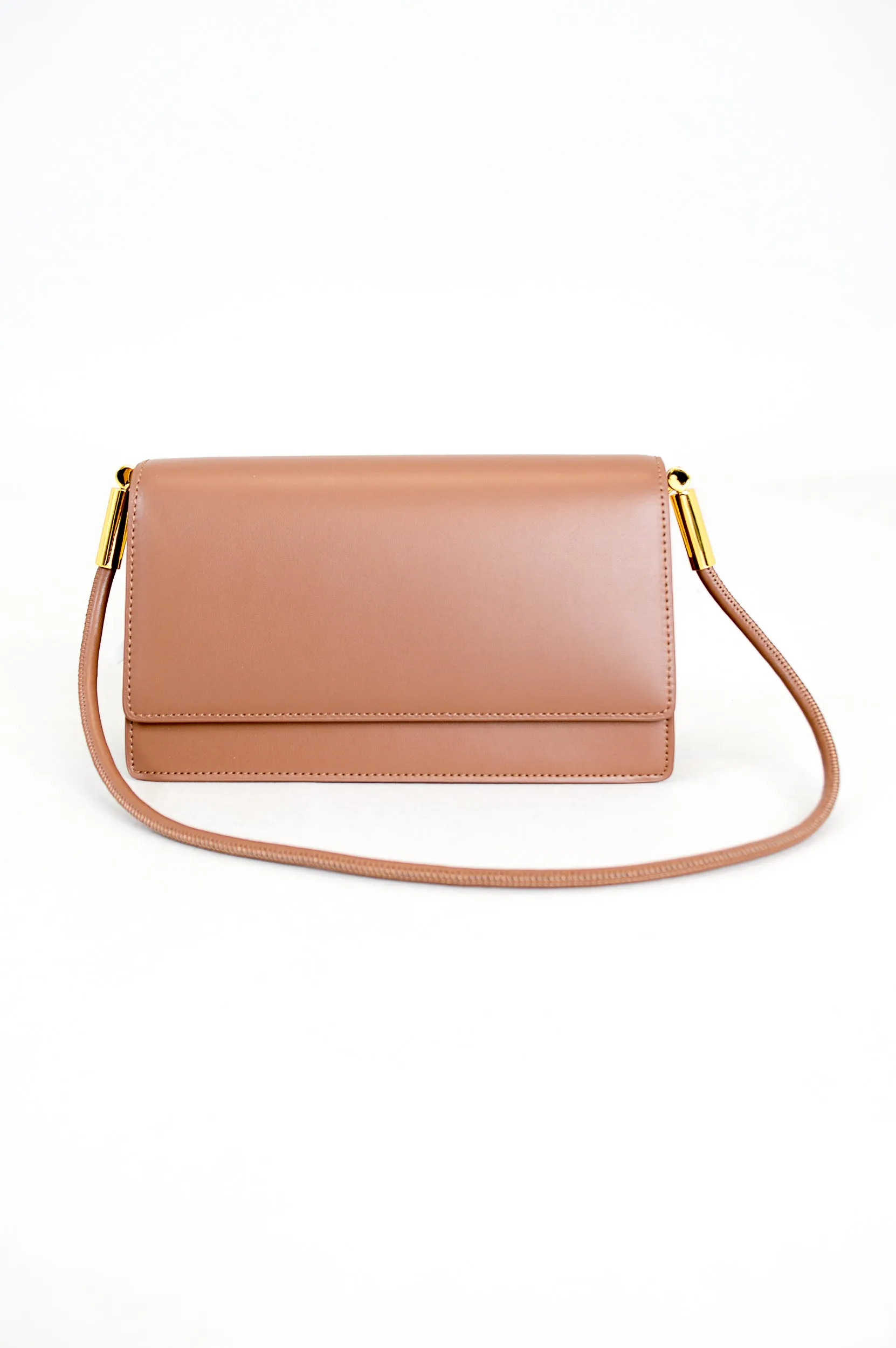 Lina Bag, Brown, Leather