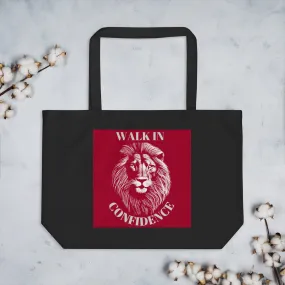 Lion power, Large organic tote bag