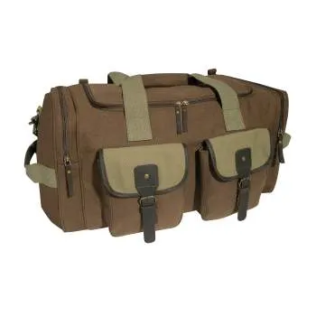 Long Journey Canvas Travel Bag - Olive Drab