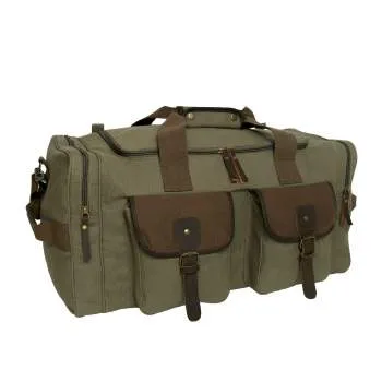 Long Journey Canvas Travel Bag - Olive Drab