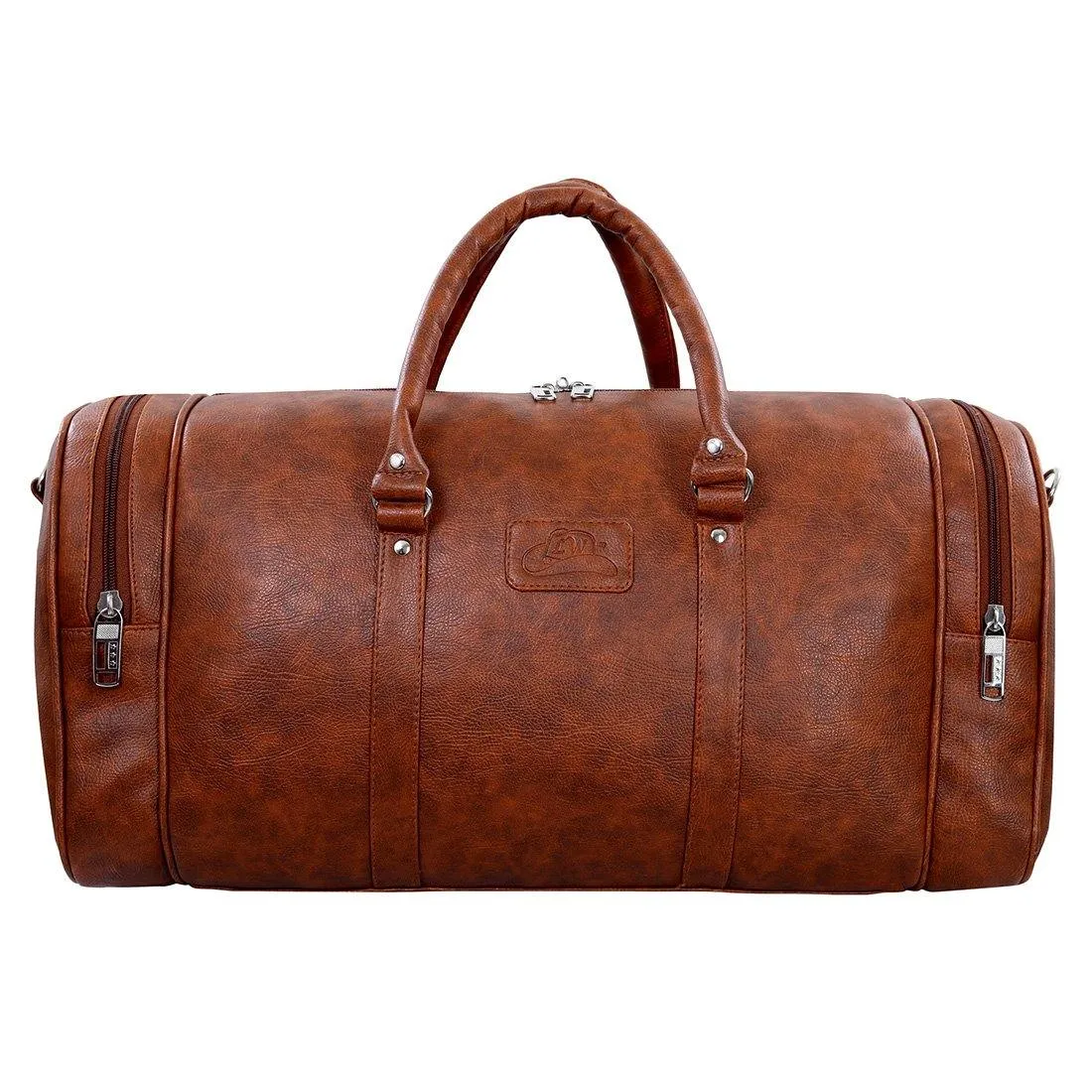 Luxurious Synthetic Leather Cabin Luggage Travel Duffel Bag