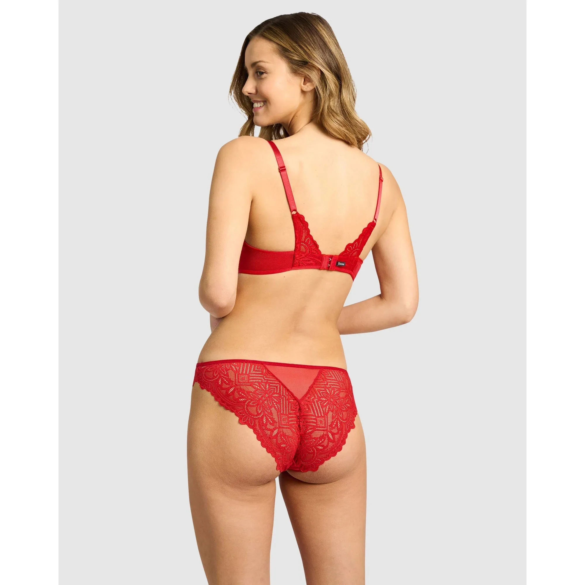 Lyse High Cut Cheeky Lace Brief