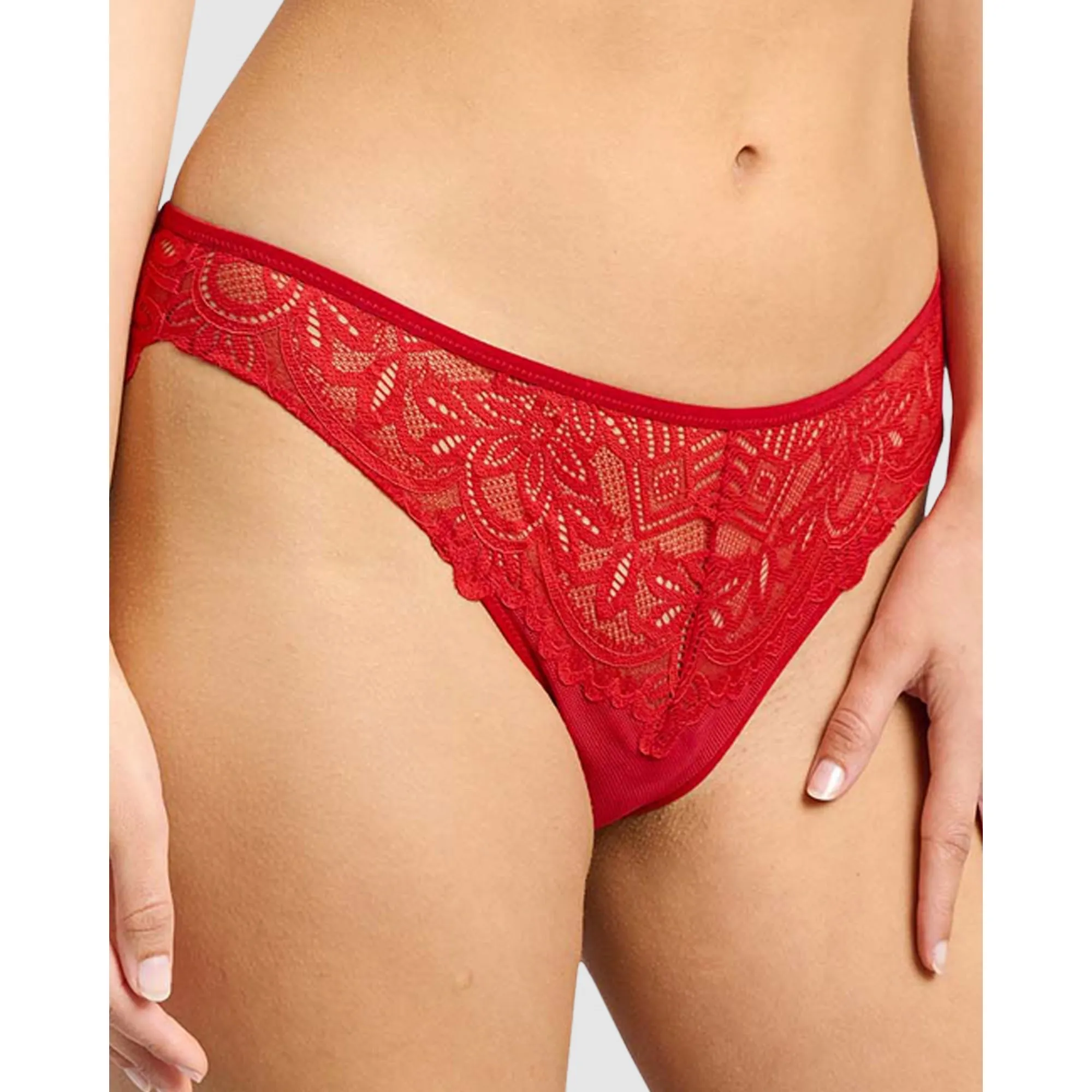 Lyse High Cut Cheeky Lace Brief