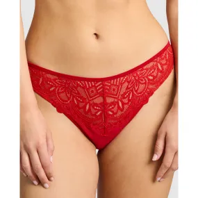 Lyse High Cut Cheeky Lace Brief