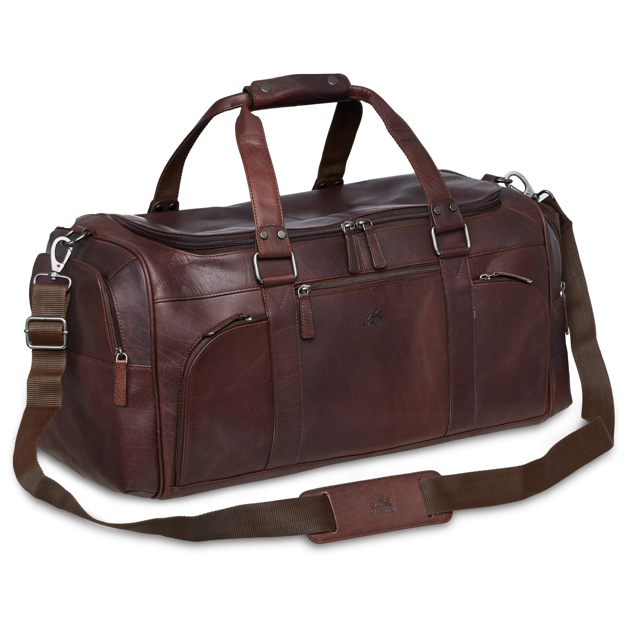 Mancini Leather Duffle Bag