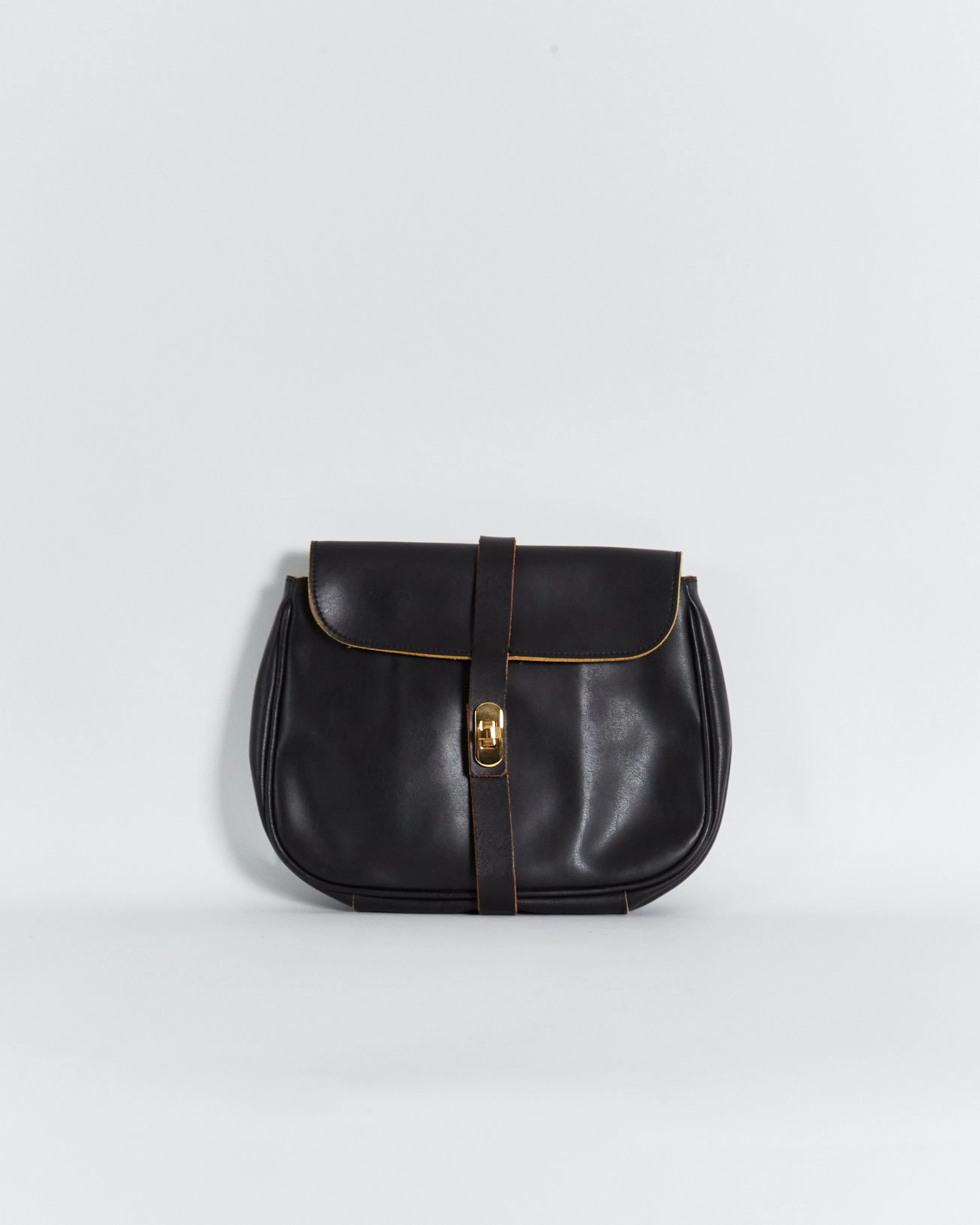 Marni leather clutch bag, black