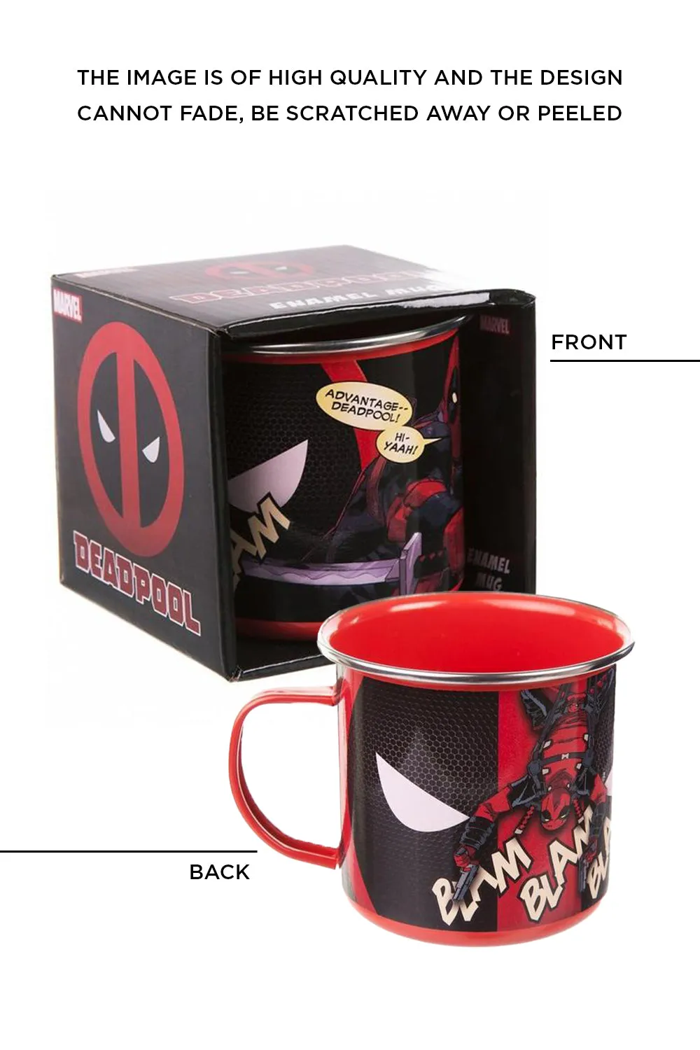 Marvel Deadpool Enamel Mug