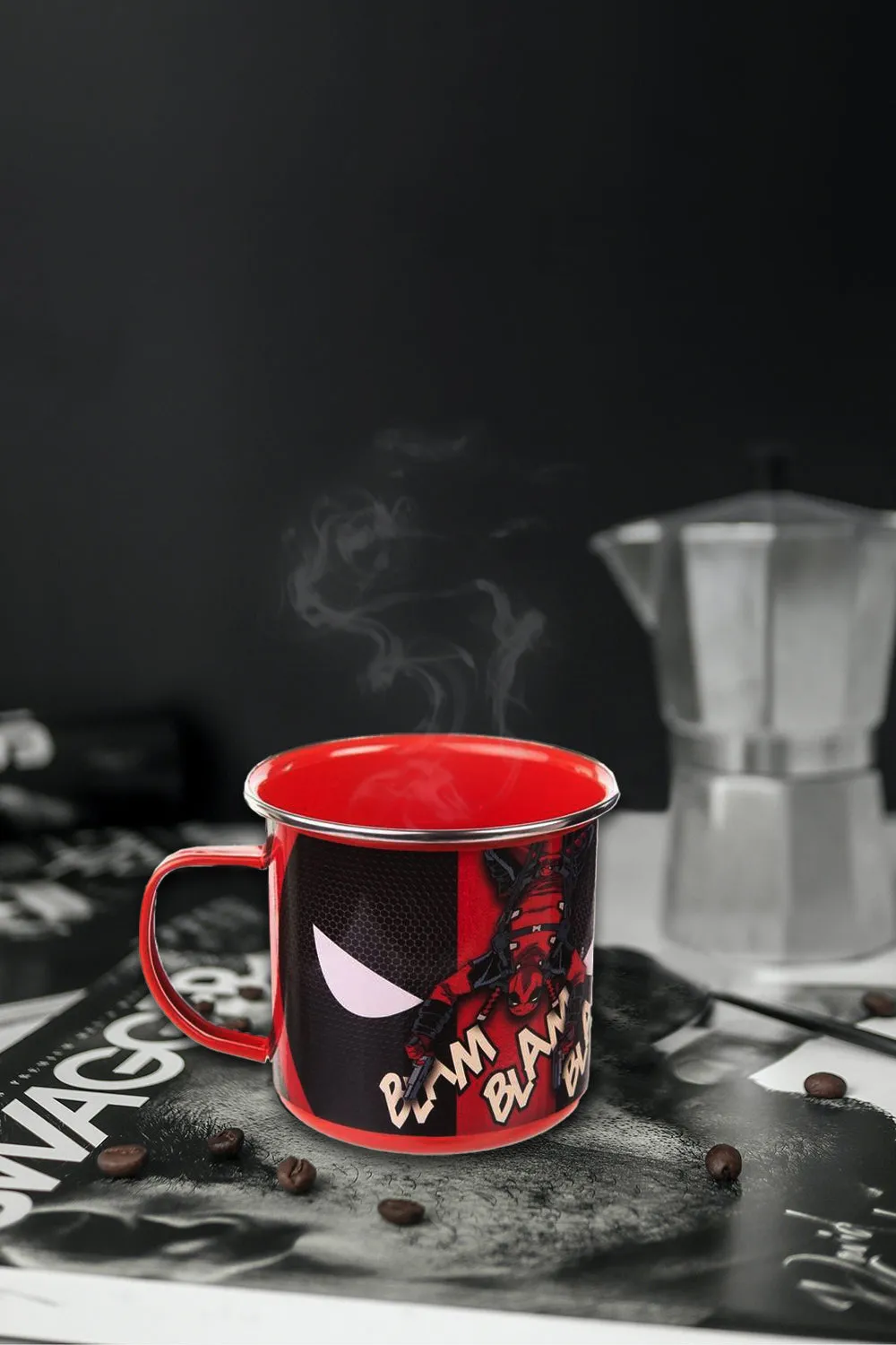 Marvel Deadpool Enamel Mug