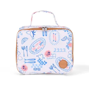 Mini Insulated Lunch Bag/Pumping Bag - Mediterranean