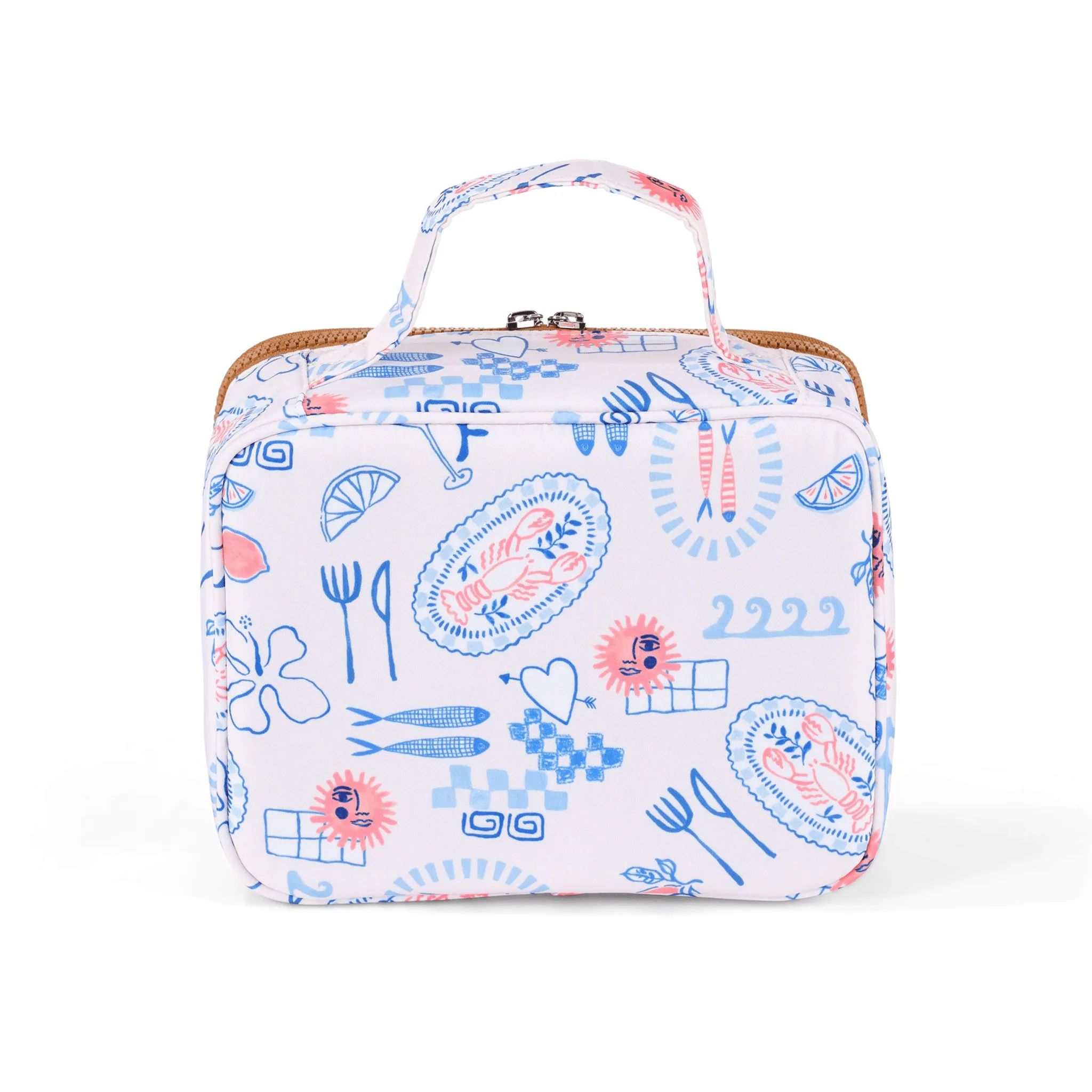 Mini Insulated Lunch Bag/Pumping Bag - Mediterranean