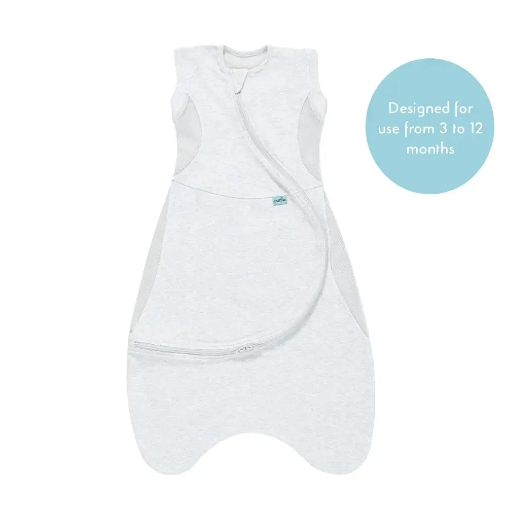 Minimal Grey 0.5 Tog Cuddle to Sleep Bag