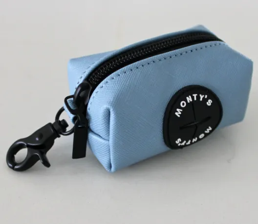 Monty's PU Vegan Leather Poop Bag Dispenser