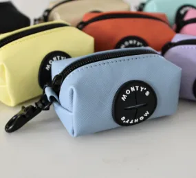 Monty's PU Vegan Leather Poop Bag Dispenser