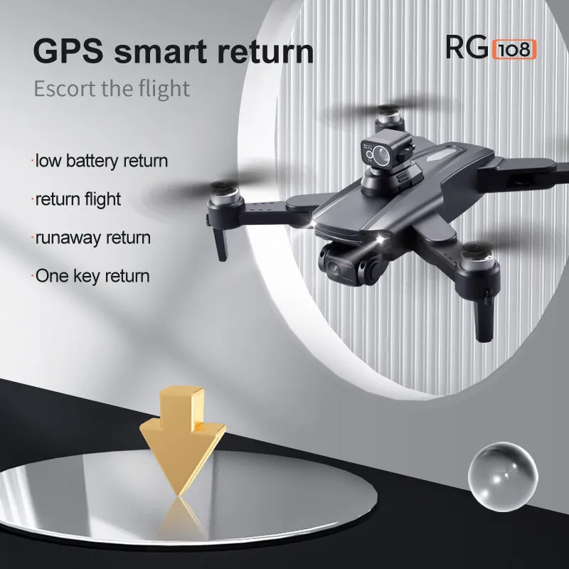 NEW Drone RG108 MAX GPS 4K Dual HD Camera FPV 3Km Aerial Photography Brushless Motor Quadcopter