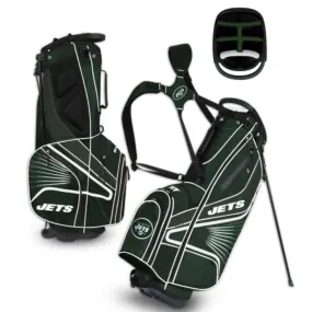 New York Jets WinCraft "Grid Iron III" 6-Way Stand Golf Bag