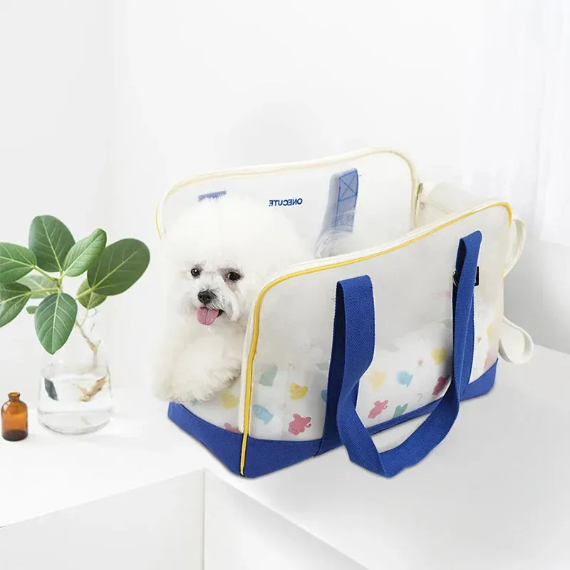 ONECUTE Portable Breathable Pet Carrier for Small Dogs and Cats