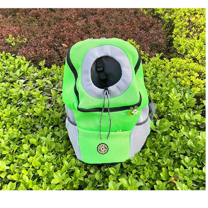 Out Double Shoulder Portable Travel Backpack Pet Dog Carrier Bag