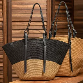 Paziye Straw Tote Bag