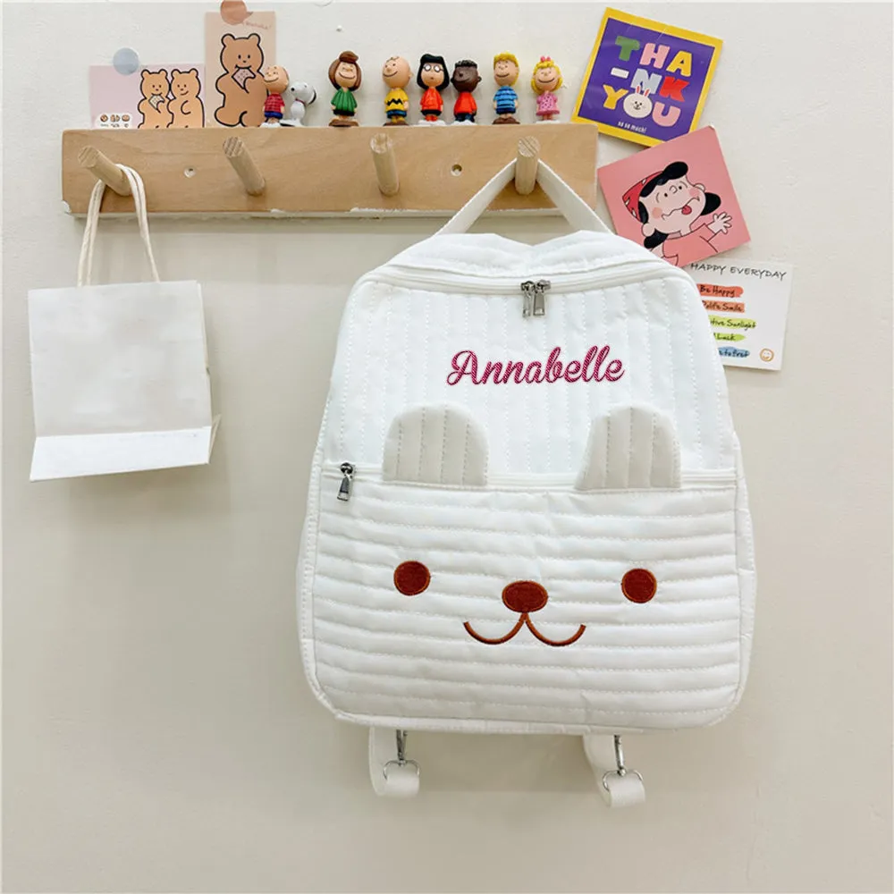 Personalized Name Embroidery Backpack Custom School Bags Gift for Kids