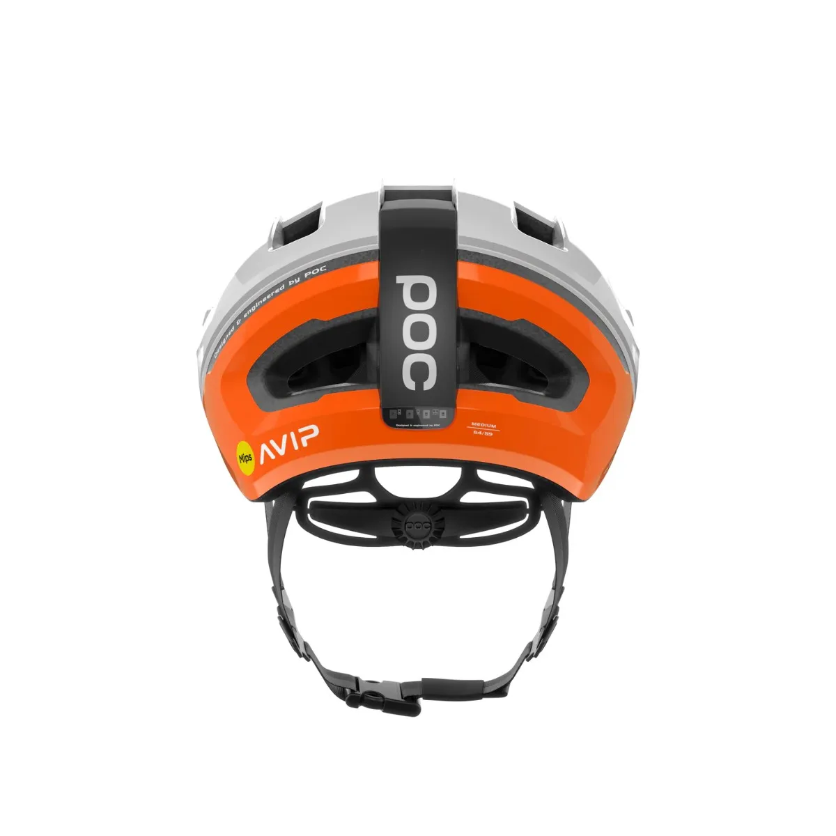 POC Omne Beacon MIPS Helmet White Orange