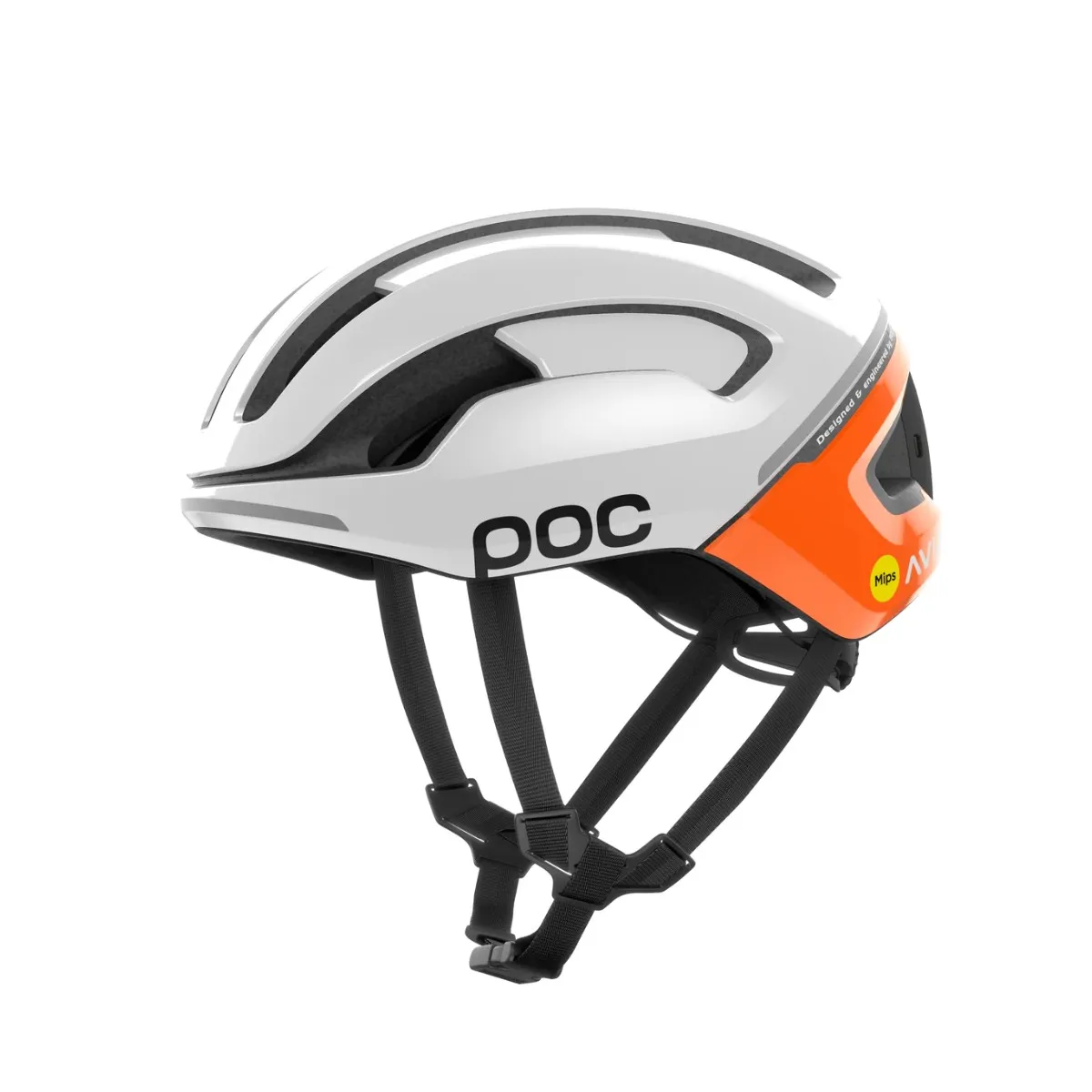 POC Omne Beacon MIPS Helmet White Orange