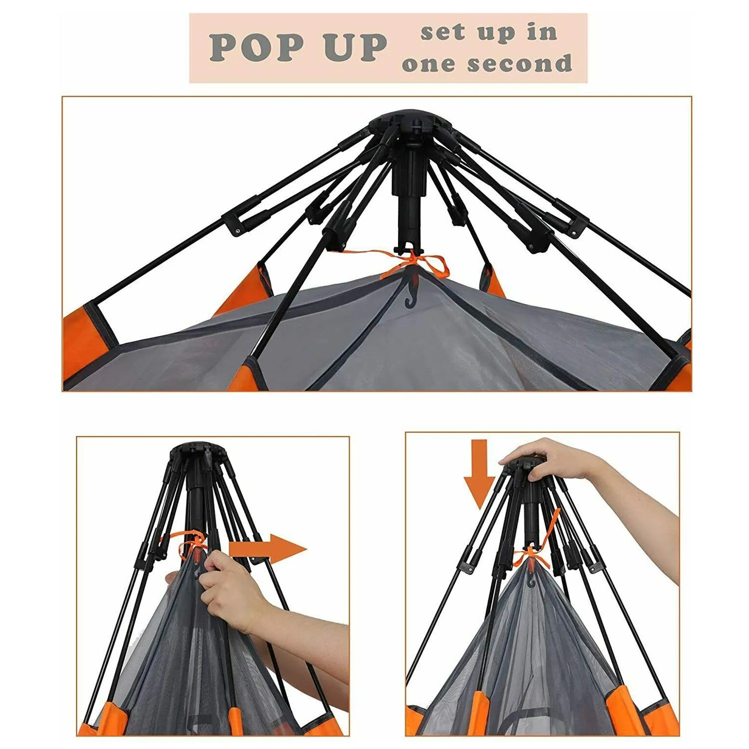 Pop Up Kids Play Tent Portable PlayHouse Camping beach Indoor Game Toys