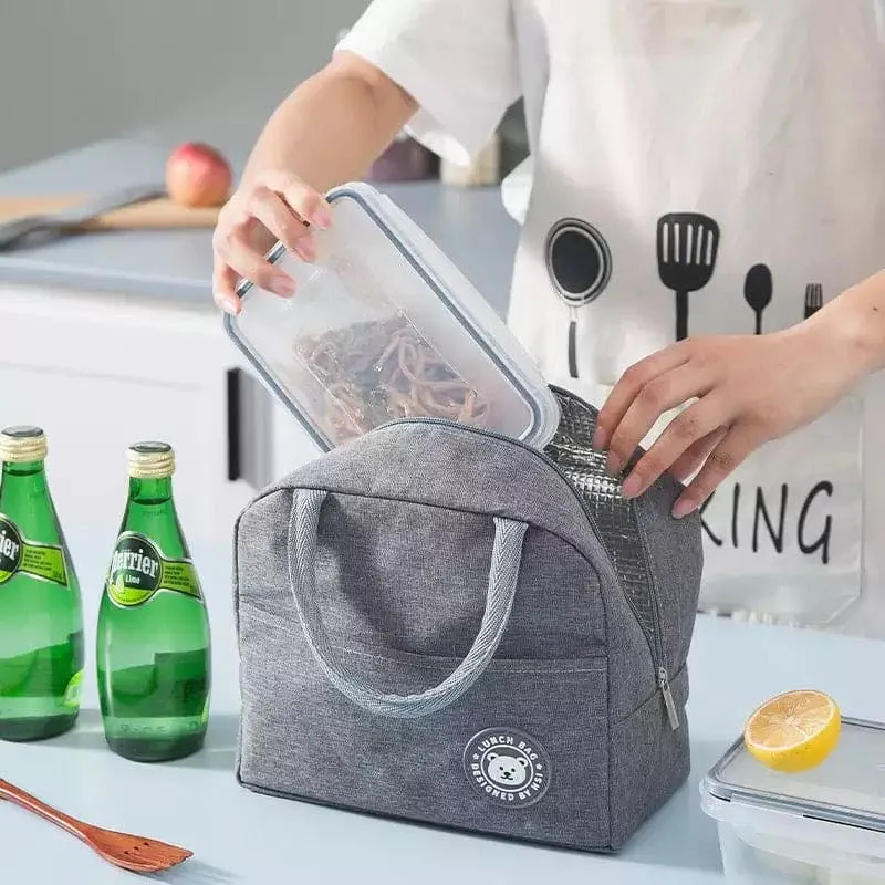 Portable Lunch Box Bag, New Insulated Lunch Box Tote Bag, Refrigerated Box Tote Bag, Dinner Container School Food Storage Bags