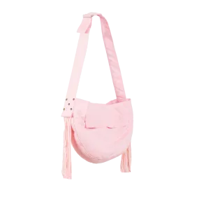 Puppy Pink Cuddle Carrier with Fringe