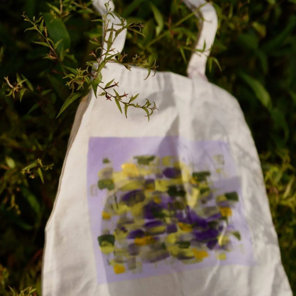 Purple Wall Light Tote