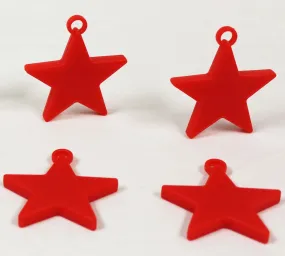 Red Star Balloon Weight - 100pcs/Bag