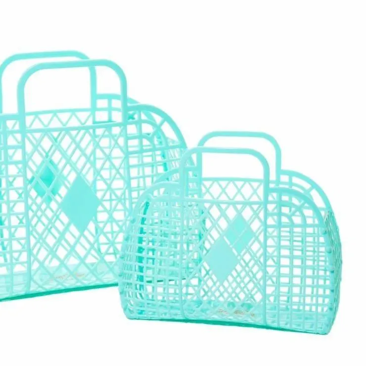 Retro Basket | Small Mint