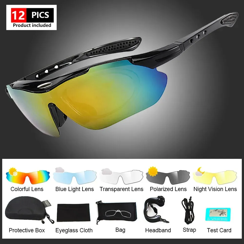 Riding Cycling Sunglasses Mtb Polarized Sports Cycling Glasses Goggles Bicycle Mountain Bike Glasses Men's Women Cycling Eyewear