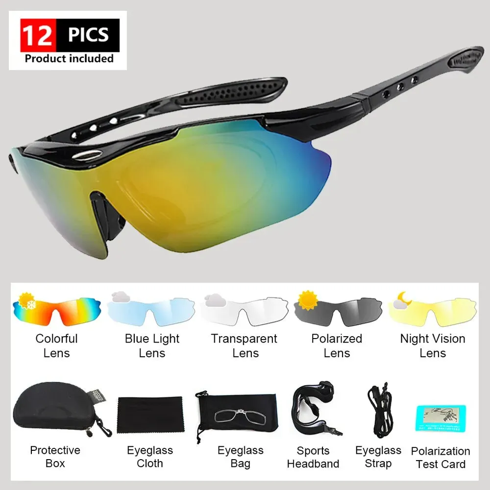 Riding Cycling Sunglasses Mtb Polarized Sports Cycling Glasses Goggles Bicycle Mountain Bike Glasses Men's Women Cycling Eyewear