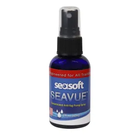 Seasoft SeaVue Concentrated Anti-Fog Pump Spray for Scuba Masks and Swim Goggles - 2 fl oz.