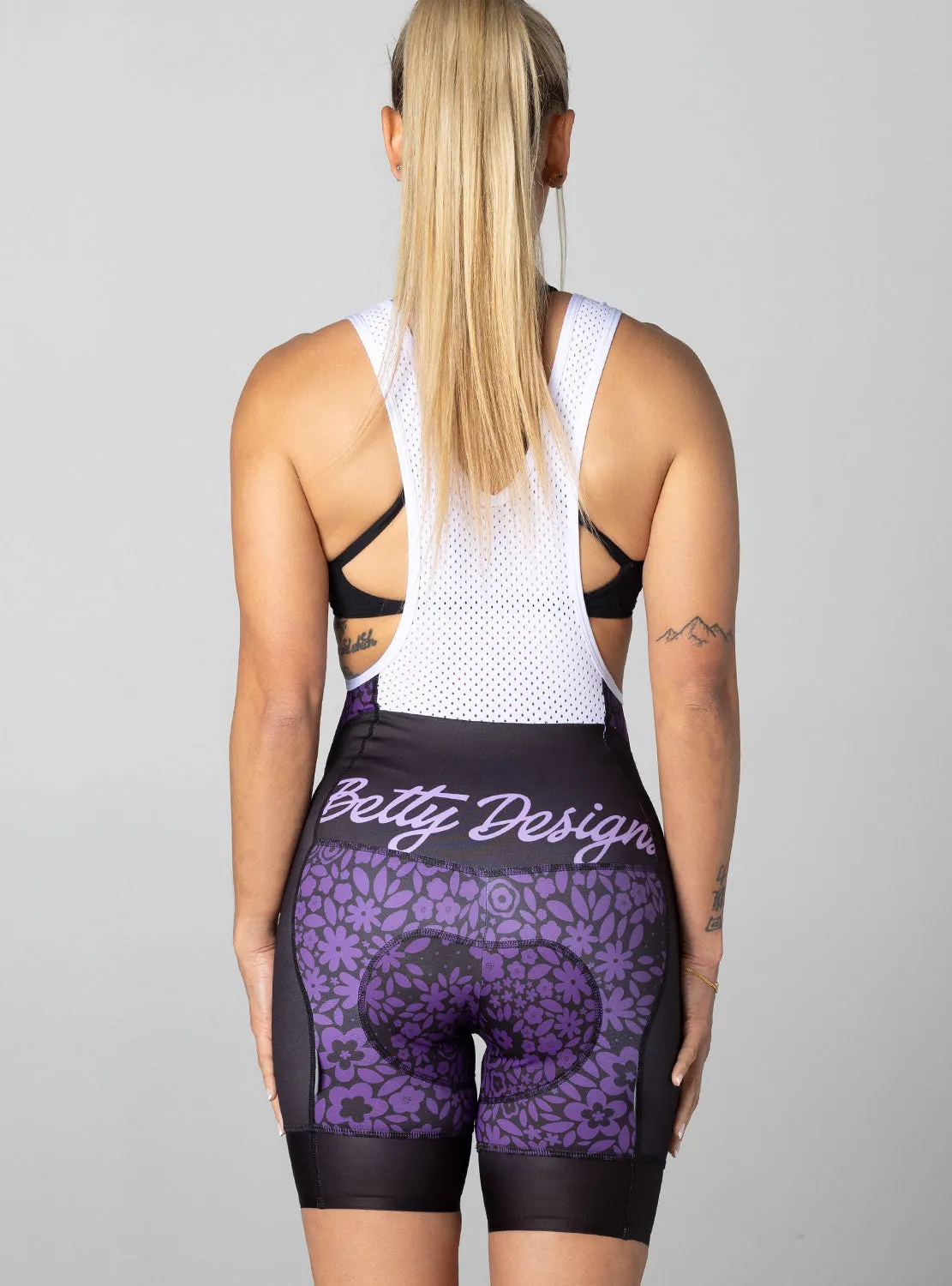 Shift Purple Cycle Bib Short