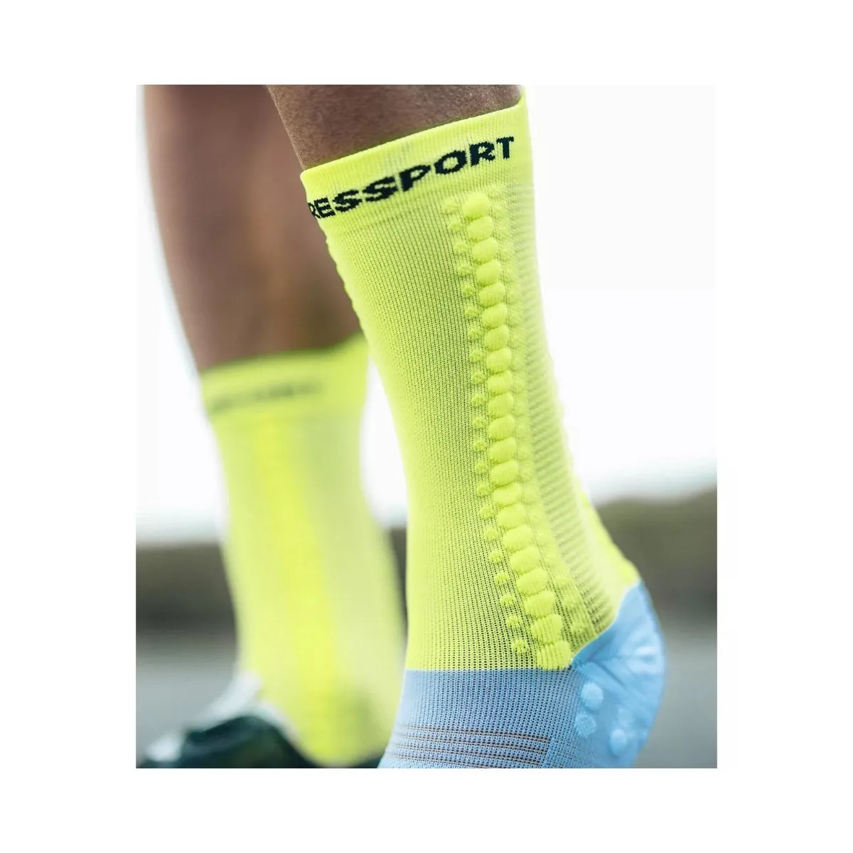 Socks Compressport Pro Racing v4.0 Yellow White