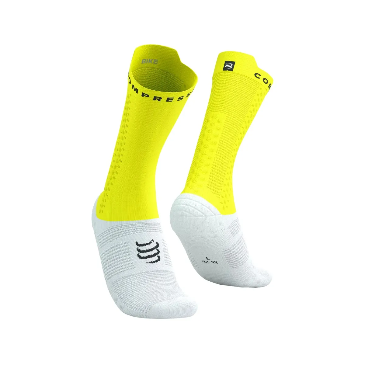 Socks Compressport Pro Racing v4.0 Yellow White