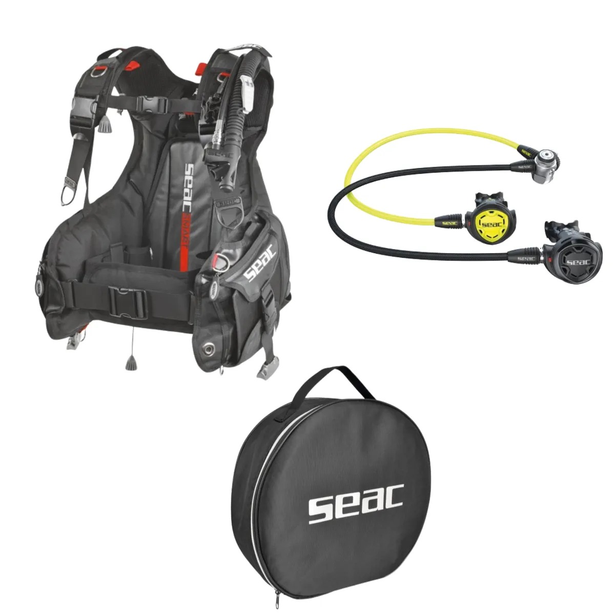 SPORT PLUS Seac Package: Smart BCD With Seac IT 300 Regulator Combo Yoke - INT