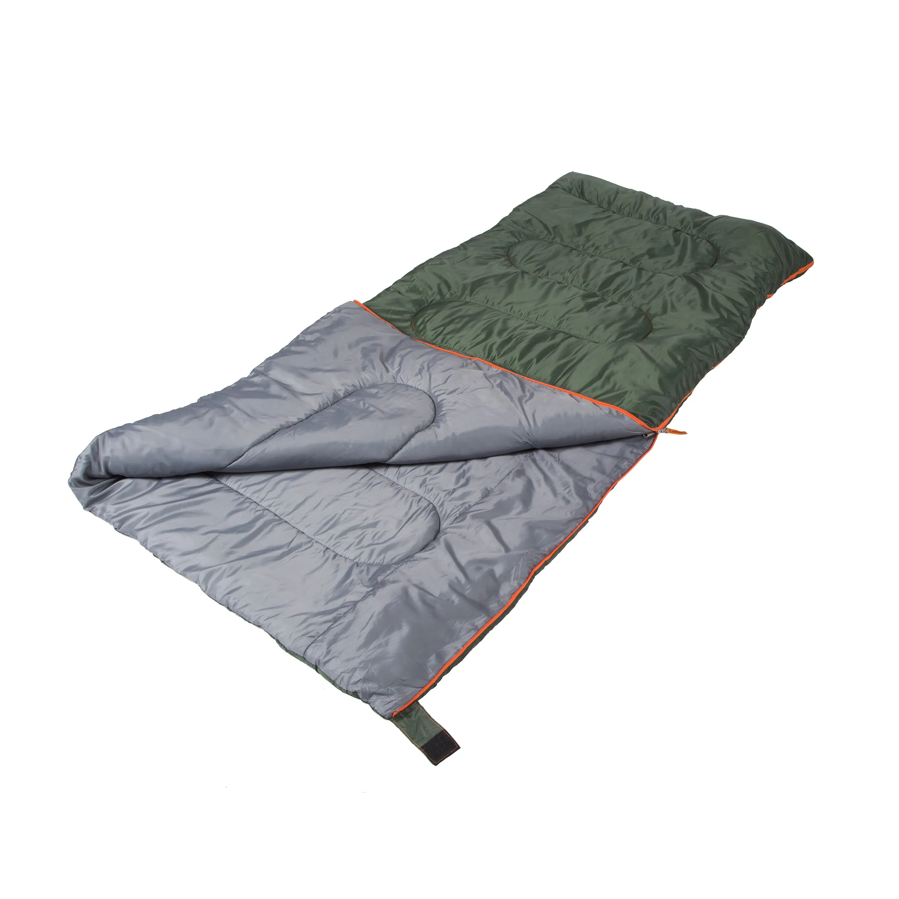 Stansport Scout - 3 lb - 33" x 75" Rect. Sleeping Bag - Forest Green