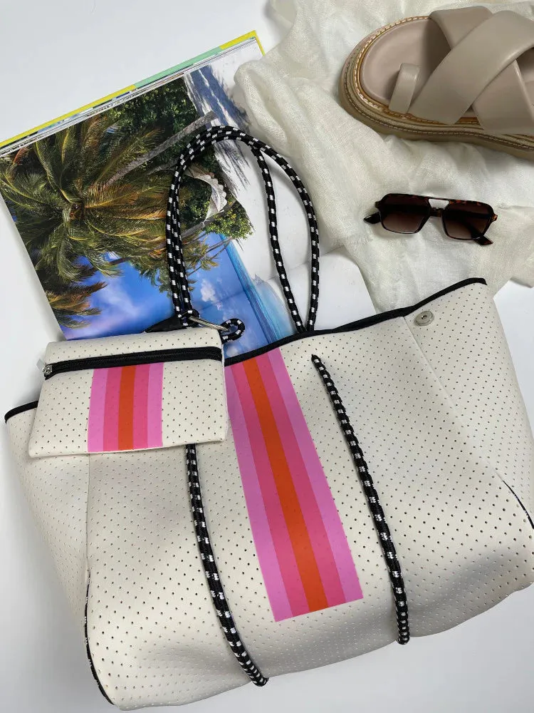 Striped Tote Bag